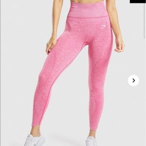 VITAL RISE GYMSHARK LEGGINGS | Pink XS